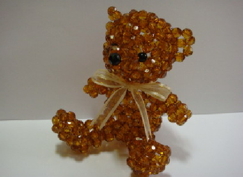 泰迪熊串珠飾品